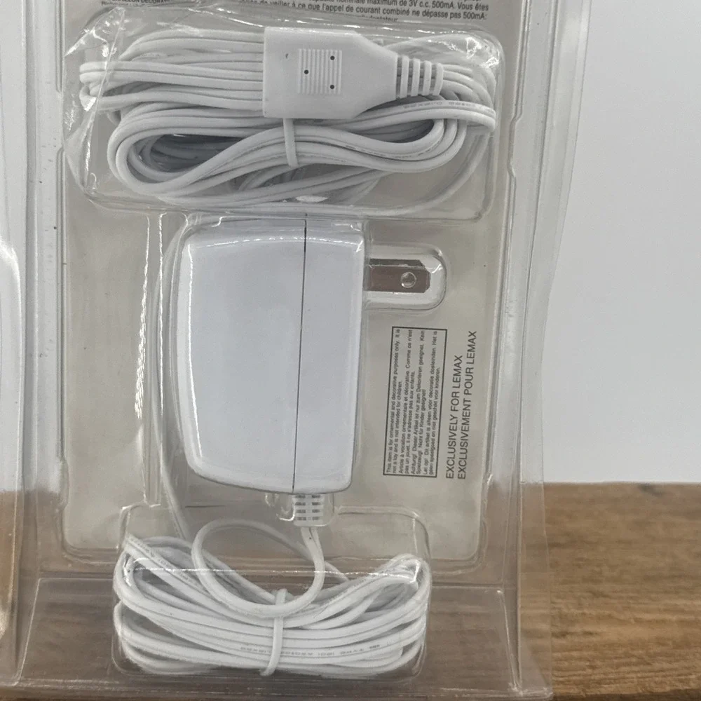 Lemax Village Accessory‎ Power AC Supply Cord Adapter Plug w/4 Output Jacks 3V